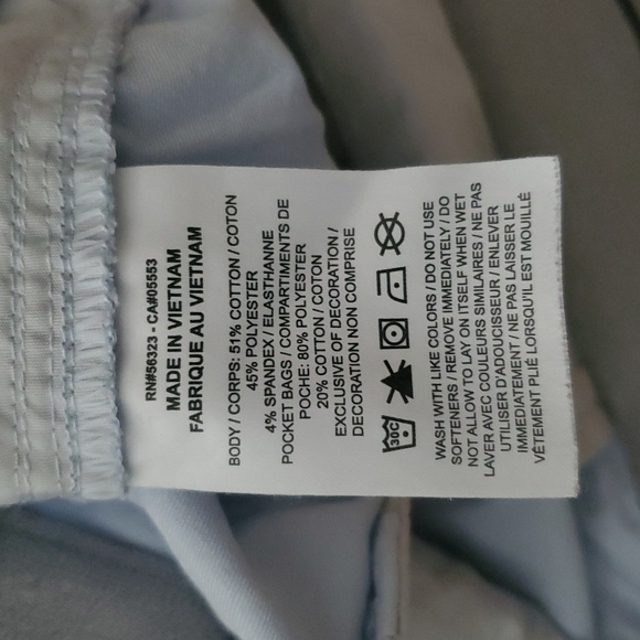 Mens Nike Standard Fit Light Blue Chino Shorts White Dots Size 42 Golf Preppy - Picture 11 of 14